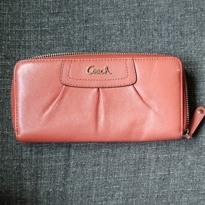 Coach accordion wallet